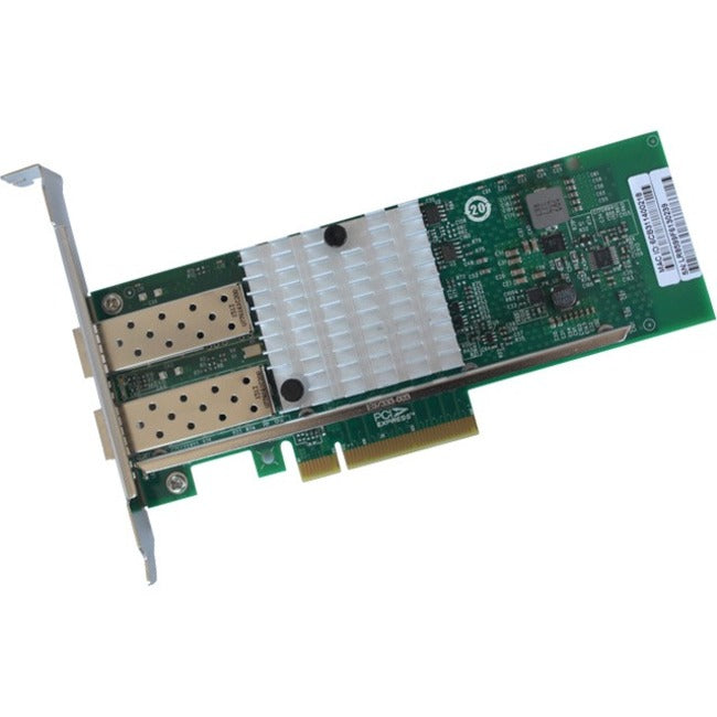 IBM Compatible 42C1800 - PCI Express x8 Network Interface Card (NIC) 2x Open SFP+ Ports Intel 82599 Chipset Based
