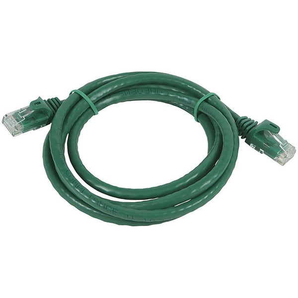 Monoprice FLEXboot Series Cat6 24AWG UTP Ethernet Network Patch Cable, 3ft Green - American Tech Depot