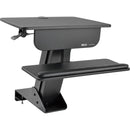 Tripp Lite WorkWise Sit Stand Desktop Workstation Adjustable Standing Desk w- Clamp - American Tech Depot