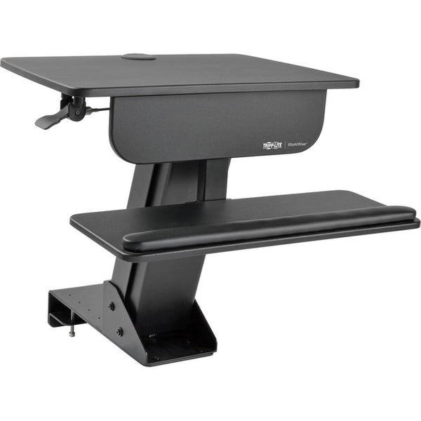 Tripp Lite WorkWise Sit Stand Desktop Workstation Adjustable Standing Desk w- Clamp - American Tech Depot