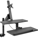 Tripp Lite WorkWise Single-Monitor Sit-Stand Desk Clamp Workstation - American Tech Depot