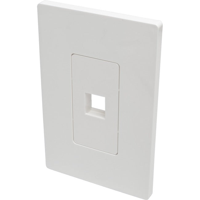 Tripp Lite Single-Gang 1-Port Wall Plate Keystone Cat5-6 USB HDMI Dport RCA - American Tech Depot