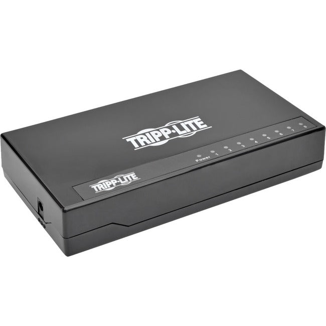 Tripp Lite 8-Port Gigabit Ethernet Switch Desktop RJ45 Unmanaged Switch 10-100-1000 Mbps - American Tech Depot