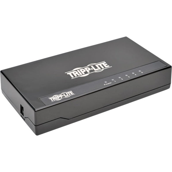 Tripp Lite 5-Port Gigabit Ethernet Switch Desktop RJ45 Unmanaged Switch 10-100-1000 Mbps - American Tech Depot