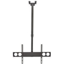 Manhattan TV & Monitor Mount, Ceiling, 1 screen, Screen Sizes: 37-75" , Height: 105-156 cm, Black, VESA 200x200 to 800x400mm, Max 50kg, LFD, Lifetime Warranty