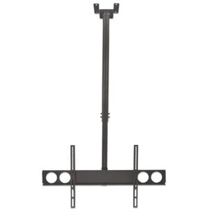 Manhattan TV & Monitor Mount, Ceiling, 1 screen, Screen Sizes: 37-75" , Height: 105-156 cm, Black, VESA 200x200 to 800x400mm, Max 50kg, LFD, Lifetime Warranty