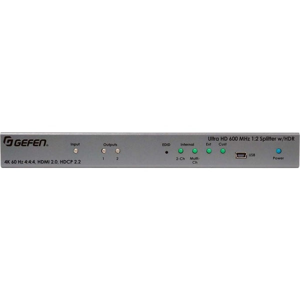 Gefen Ultra HD 600 MHz 1:2 Splitter for HDMI w- HDR