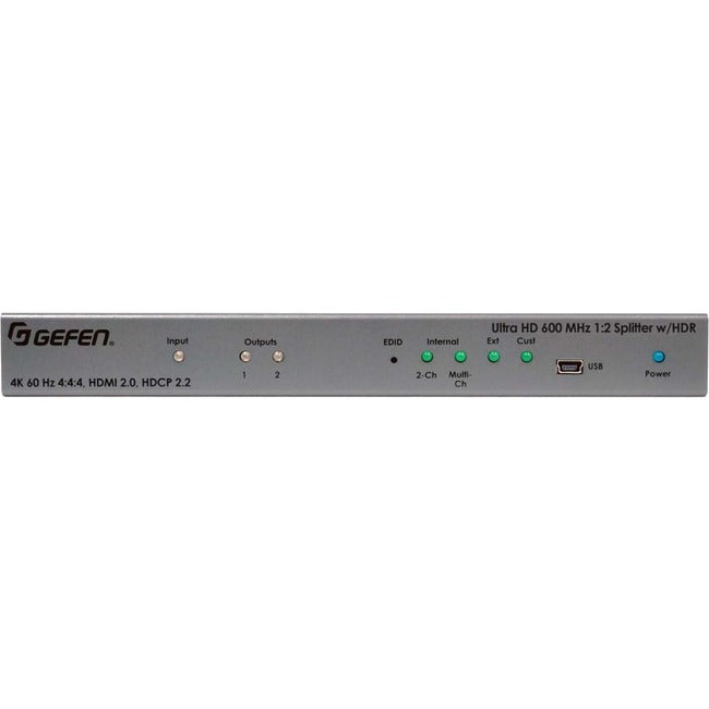 Gefen Ultra HD 600 MHz 1:2 Splitter for HDMI w- HDR