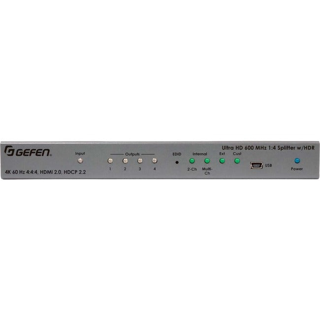 Gefen Ultra HD 600 MHz 1:4 Splitter for HDMI w- HDR
