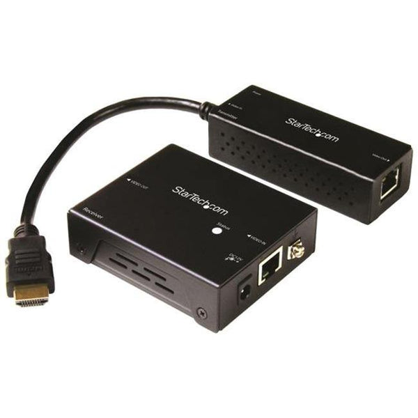 StarTech.com 4K HDMI Extender with Compact Transmitter - Up to 70 m (230 ft.) - HDBaseT Extender Kit - UHD 4K - ST121HDBTDK - American Tech Depot