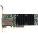 Chelsio 2-port Low Profile 10-25GbE UWire Adapter with PCI-E x8 Gen 3, SFP28 connector - American Tech Depot
