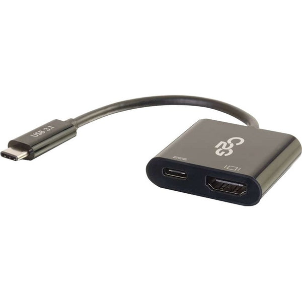 C2G USB C to 4K HDMI Adapter with Power Delivery - American Tech Depot