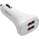 Tripp Lite USB Car Charger Dual-Port with Autosensing 5V 4.8A Fast Charger for Tablets and Cell Phones - American Tech Depot