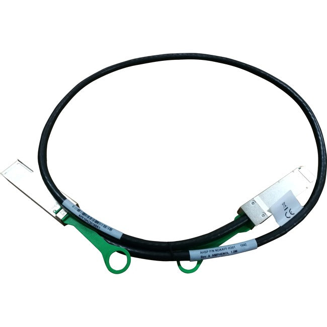 HPE X240 100G QSFP28 to QSFP28 1m Direct Attach Copper Cable - American Tech Depot