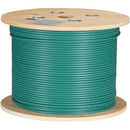 Black Box CAT6A 500-MHz Bulk Cable - F-UTP, Plenum, Solid, Green, 1000-ft. - American Tech Depot