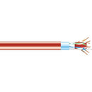Black Box CAT6A 650-MHz Bulk Cable - Shielded, F-UTP, PVC, Solid, Red, 1000 ft. - American Tech Depot