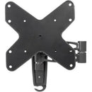 Manhattan TV & Monitor Mount, Wall, Full Motion, 1 screen, Screen Sizes: 23-42" , Black, VESA 75x75 to 200x200, Max 20kg, Tilt & Swivel with 3 Pivots, Lifetime Warranty