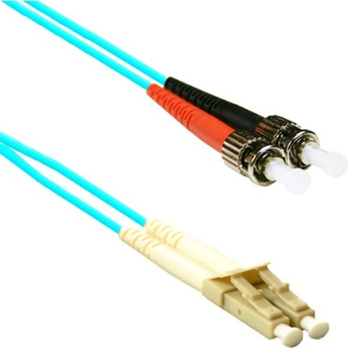 ENET 1M ST-LC Duplex Multimode 50-125 10Gb OM3 or Better Aqua Fiber Patch Cable 1 meter ST-LC Individually Tested