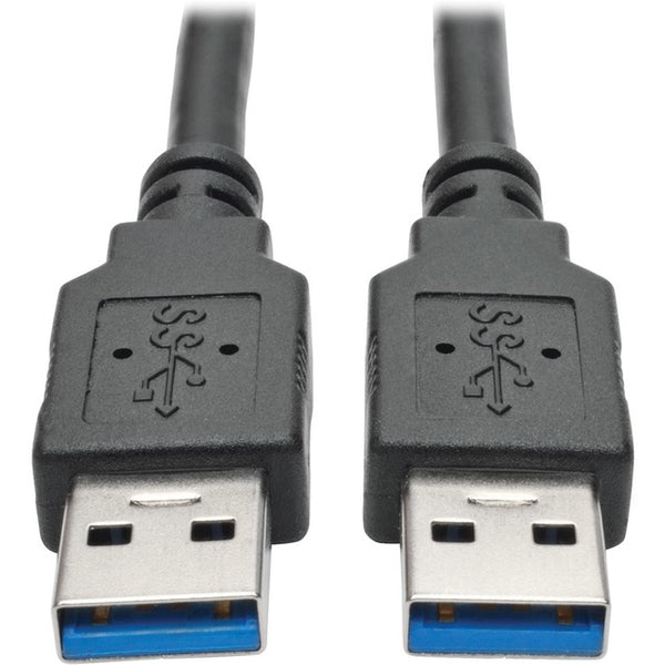 Tripp Lite 3ft USB 3.0 SuperSpeed A-A Cable M-M 28-24 AWG 5 Gbps Black 3' - American Tech Depot