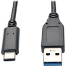 Tripp Lite 3ft USB 3.1 Gen 2 USB-C to USB-A Cable 10 Gbps USB Type-C M-M 3' - American Tech Depot