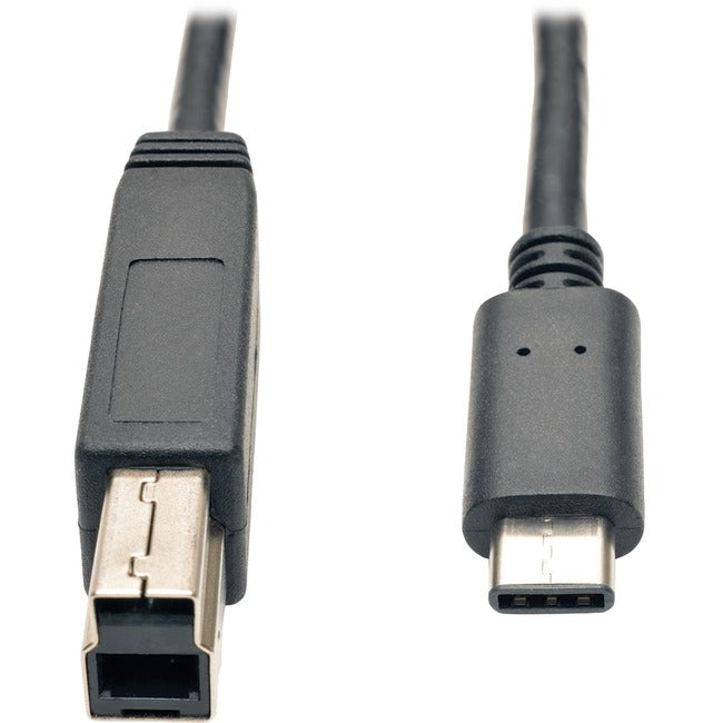 Tripp Lite 3ft USB 3.1 Gen 2 USB-C to USB-B Cable 10 Gbps M-M Fast Charging - American Tech Depot