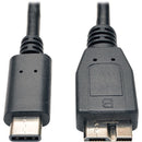 Tripp Lite 3ft USB 3.1 Gen 2 USB-C to Micro-B Cable M-M 10 Gbps Fast Charge - American Tech Depot
