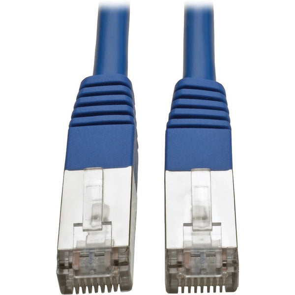 Tripp Lite 15' Cat5e Molded Shielded Patch Cable STP RJ45 M-M 350 Mhz Blue - American Tech Depot
