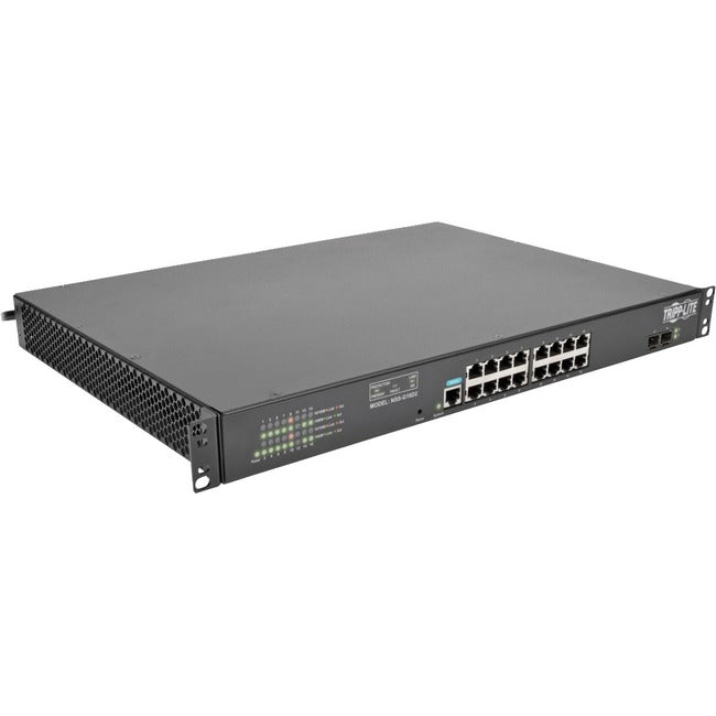 Tripp Lite 16-Port Gigabit Ethernet Switch L2 Managed w- 8-Outlet PDU 120V - American Tech Depot