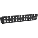 Tripp Lite 24-Port Keystone Blank Patch Panel RJ45 USB HDMI Cat5-6 2URM - American Tech Depot
