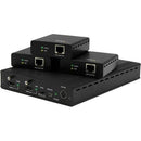 StarTech.com 3 Port HDBaseT Extender Kit with 3 Receivers - 1x3 HDMI over CAT5 Splitter - 1-to-3 HDBaseT Distribution System - Up to 4K - American Tech Depot
