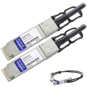 AddOn Intel Compatible TAA Compliant 40GBase-CU QSFP+ to QSFP+ Direct Attach Cable (Passive Twinax, 2m) - American Tech Depot