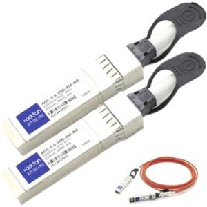 AddOn Arista Networks Compatible TAA Compliant 10GBase-AOC SFP+ to SFP+ Direct Attach Cable (850nm, MMF, 8m) - American Tech Depot