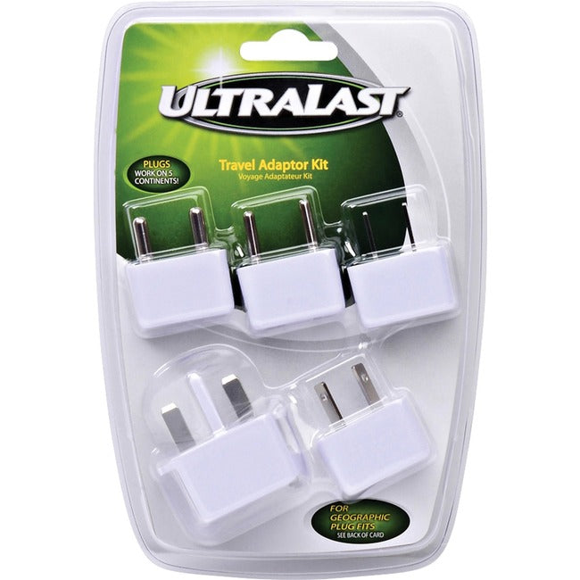 Bundle International Travel Adapter Plug Set - White