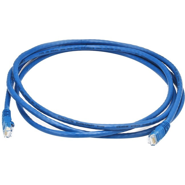 Monoprice Cat6 24AWG UTP Ethernet Network Patch Cable, 7ft Blue - American Tech Depot