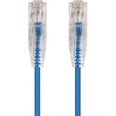 Monoprice SlimRun Cat6 28AWG UTP Ethernet Network Cable, 2ft Blue - American Tech Depot
