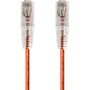 Monoprice SlimRun Cat6 28AWG UTP Ethernet Network Cable, 5ft Orange - American Tech Depot