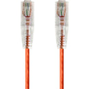 Monoprice SlimRun Cat6 28AWG UTP Ethernet Network Cable, 7ft Orange - American Tech Depot