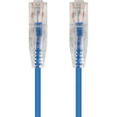 Monoprice SlimRun Cat6 28AWG UTP Ethernet Network Cable, 14ft Blue - American Tech Depot