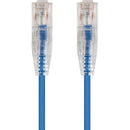 Monoprice SlimRun Cat6 28AWG UTP Ethernet Network Cable, 20ft Blue - American Tech Depot