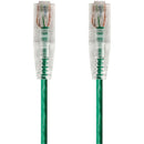 Monoprice SlimRun Cat6 28AWG UTP Ethernet Network Cable, 20ft Green - American Tech Depot