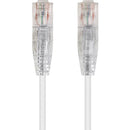 Monoprice SlimRun Cat6 28AWG UTP Ethernet Network Cable, 7ft White - American Tech Depot