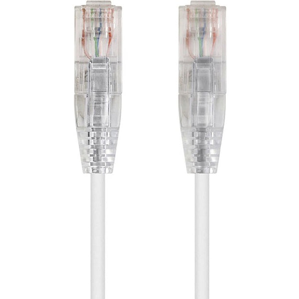 Monoprice SlimRun Cat6 28AWG UTP Ethernet Network Cable, 7ft White - American Tech Depot