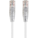 Monoprice SlimRun Cat6 28AWG UTP Ethernet Network Cable, 6-inch White - American Tech Depot