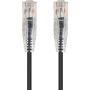 Monoprice SlimRun Cat6 28AWG UTP Ethernet Network Cable, 6-inch Black - American Tech Depot