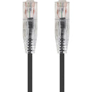Monoprice SlimRun Cat6 28AWG UTP Ethernet Network Cable, 5ft Black - American Tech Depot