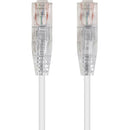 Monoprice SlimRun Cat6 28AWG UTP Ethernet Network Cable, 2ft White - American Tech Depot