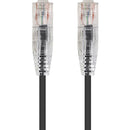 Monoprice SlimRun Cat6 28AWG UTP Ethernet Network Cable, 2ft Black - American Tech Depot