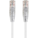 Monoprice SlimRun Cat6 28AWG UTP Ethernet Network Cable, 20ft White - American Tech Depot