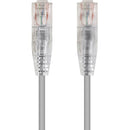 Monoprice SlimRun Cat6 28AWG UTP Ethernet Network Cable, 20ft Gray - American Tech Depot