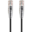 Monoprice SlimRun Cat6 28AWG UTP Ethernet Network Cable, 20ft Black - American Tech Depot